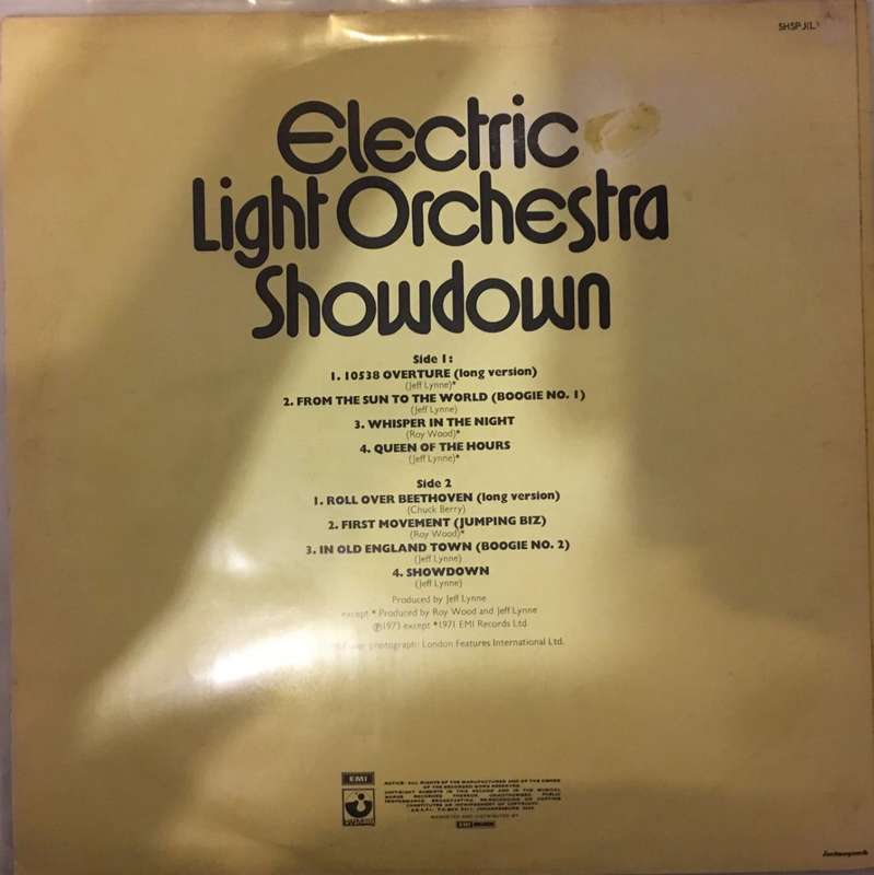 ELO  - Electric Light Orchestra - Showdown - Vinyl LP - Opened  - Very-Good+ Quality (VG+)