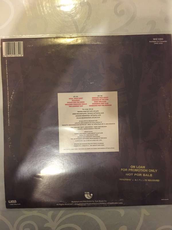The Escape Club - Wild Wild West - Vinyl LP - Opened  - Very-Good+ Quality (VG+)