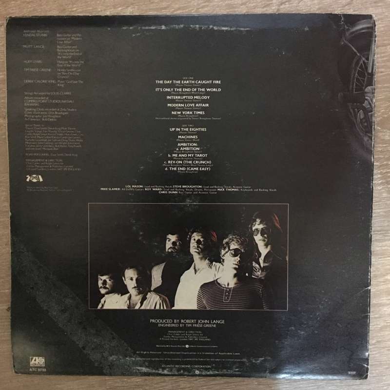 City Boy - The Day The Earth Caught Fire - Vinyl LP Record - Opened  - Very-Good Quality (VG)