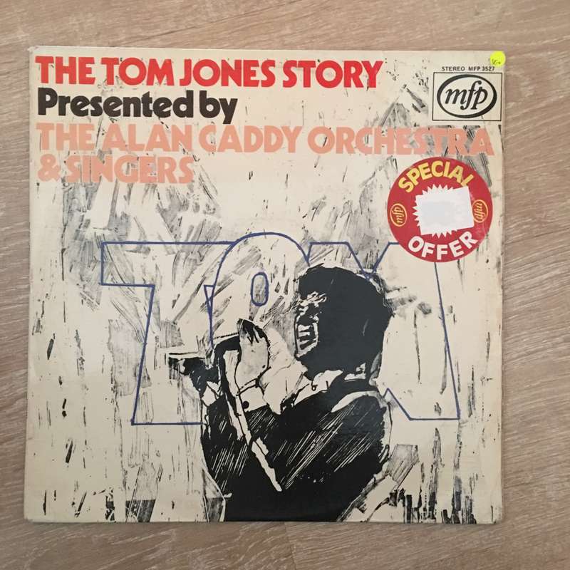 The Tom Jones Story - Alan Caddy Orchestra - Vinyl LP Record - Opened  - Very-Good+ Quality (VG+)