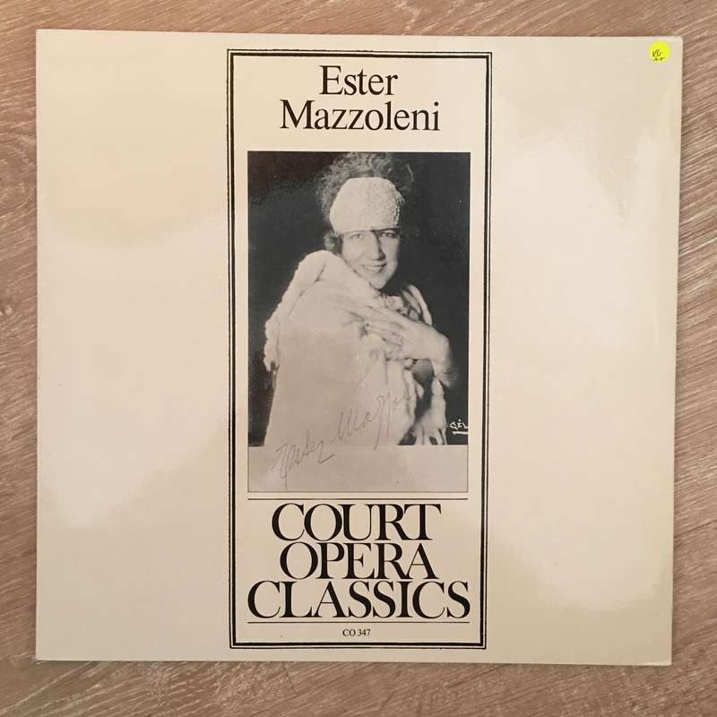 Court Opera Classics - Ester Mazzoleni - Vinyl LP Record - Opened  - Very-Good+ Quality (VG+)