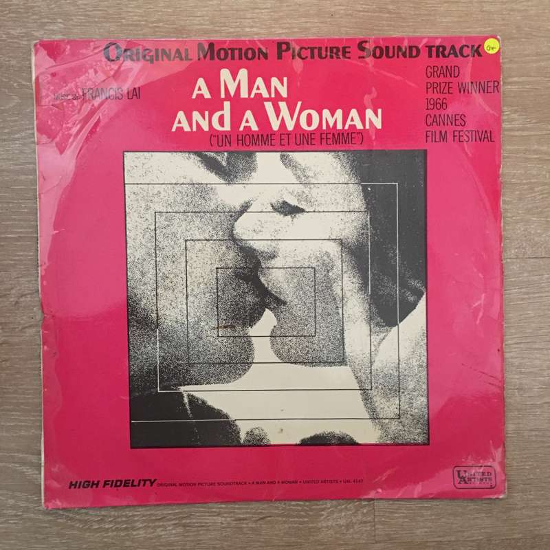 A Man and A Woman - Original Motion Picture Soundtrack -  Vinyl LP Record - Opened  - Good+ Quali...