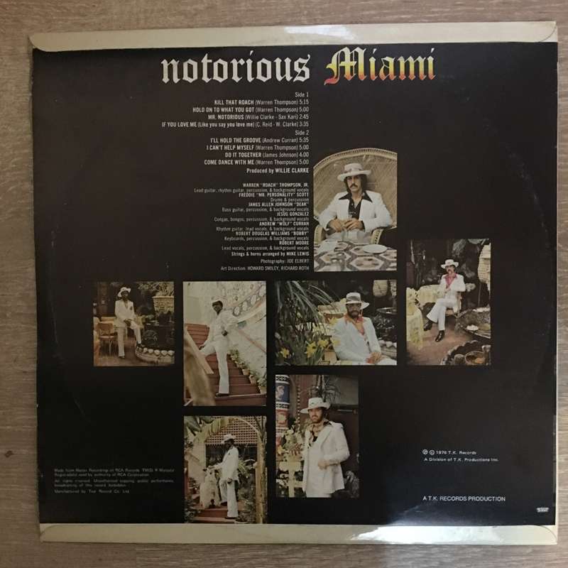 Miami  Notorious Miami - Vinyl LP Record - Opened  - Very-Good- Quality (VG-)