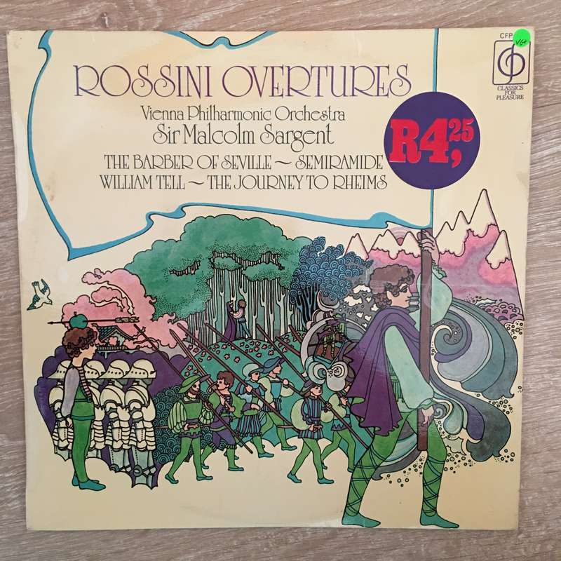 Rossini - Sir Malcolm Sargent, Vienna Philharmonic Orchestra  Rossini Overtures - Vinyl LP ...