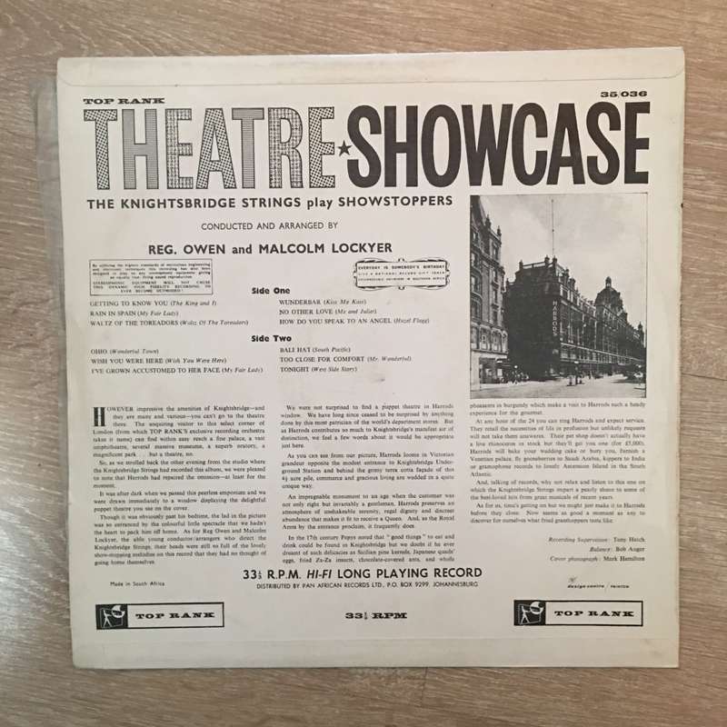 Knightsbridge Strings - Theatre Showcase - Vinyl  - Vinyl LP Record - Opened  - Very-Good Quality...