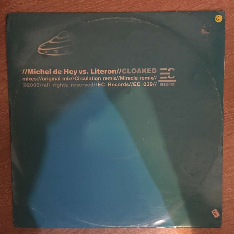 Michel De Hey vs. Literon  Cloaked  Vinyl Record - Opened  - Very-Good Quality (VG)