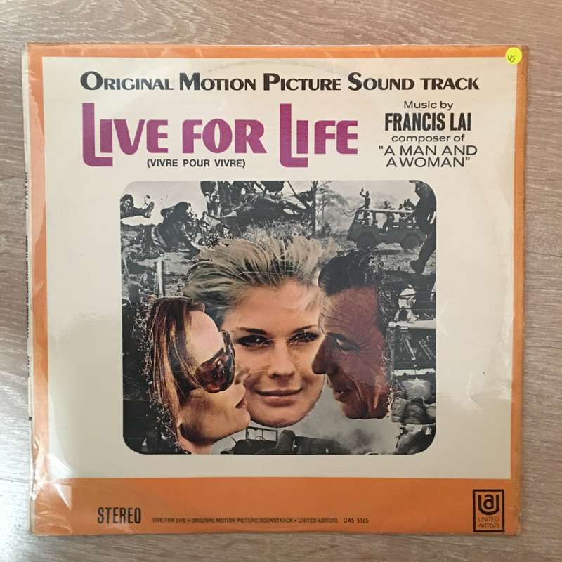 Francis Lai - Live For Life - Vinyl LP Record - Opened  - Very-Good Quality (VG)