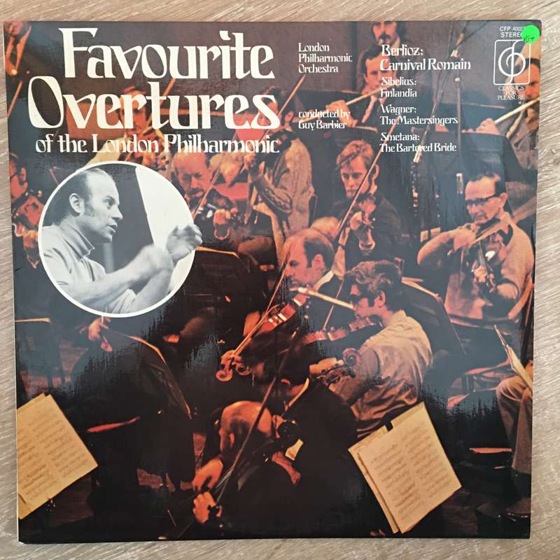 Berlioz/ Sibelius / Wagner / Smetana  Favourite Overtures Of The London Philharmonic-  Viny...