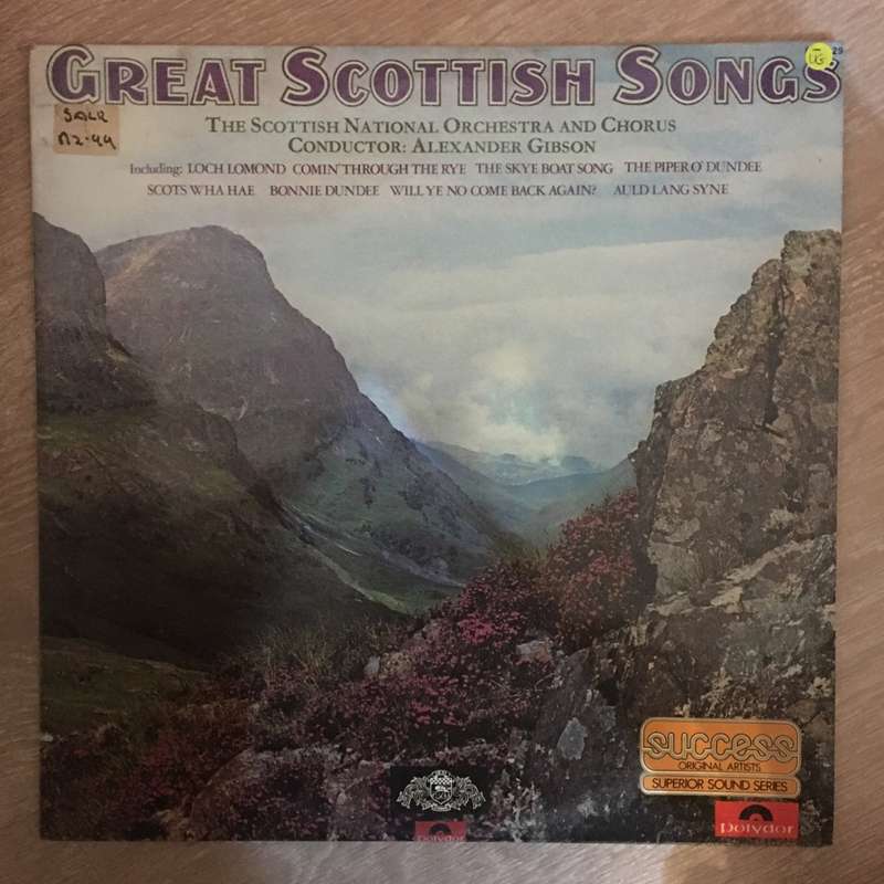 Great Scottish Songs - Vinyl LP Record - Opened  - Very-Good- Quality (VG-)