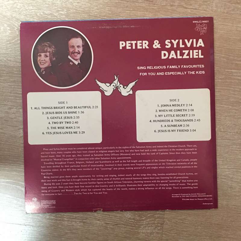 Sylvia & Peter Sing Two By Two - Vinyl LP Record - Opened  - Very-Good Quality (VG)