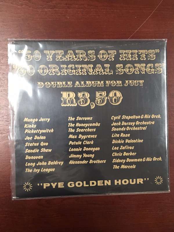 50 Years of Hits - 50 Original Songs  - Double Vinyl LP - Opened  - Very-Good+ Quality (VG+)