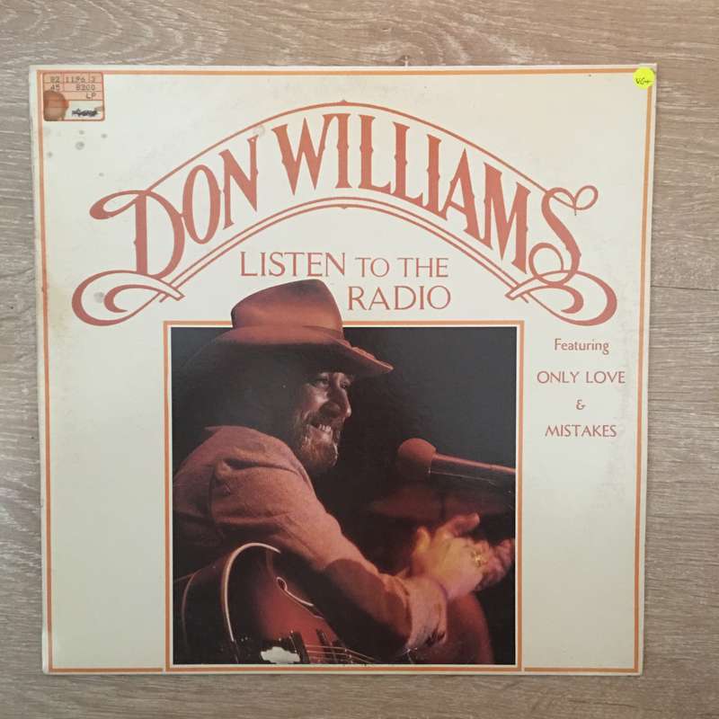 Don Williams - Listen To The Radio - Vinyl LP Record - Opened  - Very-Good+ Quality (VG+)