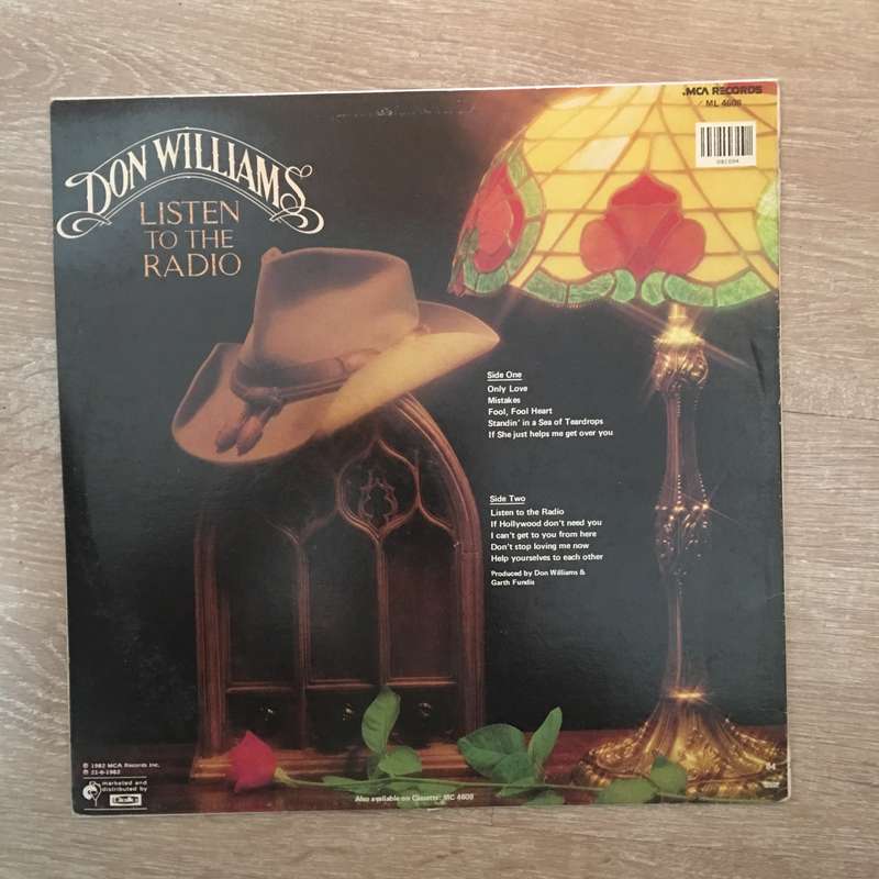 Don Williams - Listen To The Radio - Vinyl LP Record - Opened  - Very-Good+ Quality (VG+)