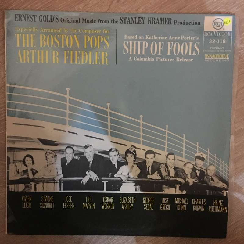 Ernest Gold, Stanley Kramer, Arthur Fiedler  Ship Of Fools - Vinyl LP Record - Very-Good+ Q...