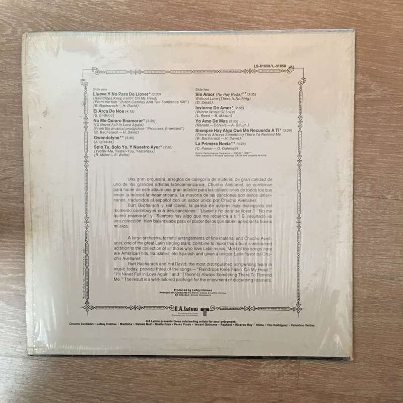 Chucho Avellanet - Yo Amo De Mas - Vinyl LP Record - Opened  - Very-Good Quality (VG)