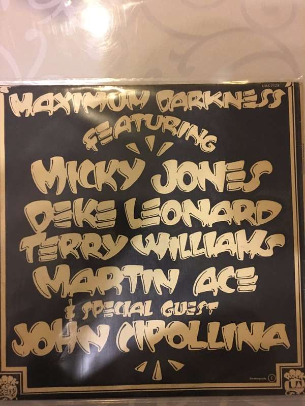 Man - Maximum Darkness - Vinyl LP Record (VG+)