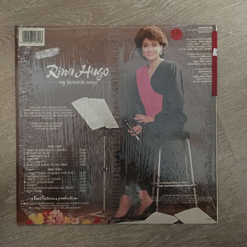 Rina Hugo - My Favourite Songs - Vinyl LP Record - Opened  - Very-Good+ Quality (VG+)