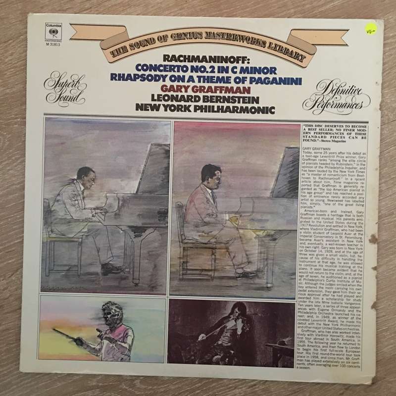 Rachmaninoff, Gary Graffman, Leonard Bernstein, New York Philharmonic  Concerto No. 2 In C ...