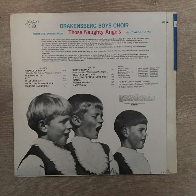Drakensberg Boy's Choir - Those Naughty Angels - Vinyl LP Record - Opened  - Very-Good+ Quality (...