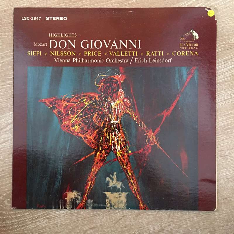 Mozart - Erich Leinsdorf, Vienna Philharmonic Orchestra  Don Giovanni Highlights - Vinyl LP...