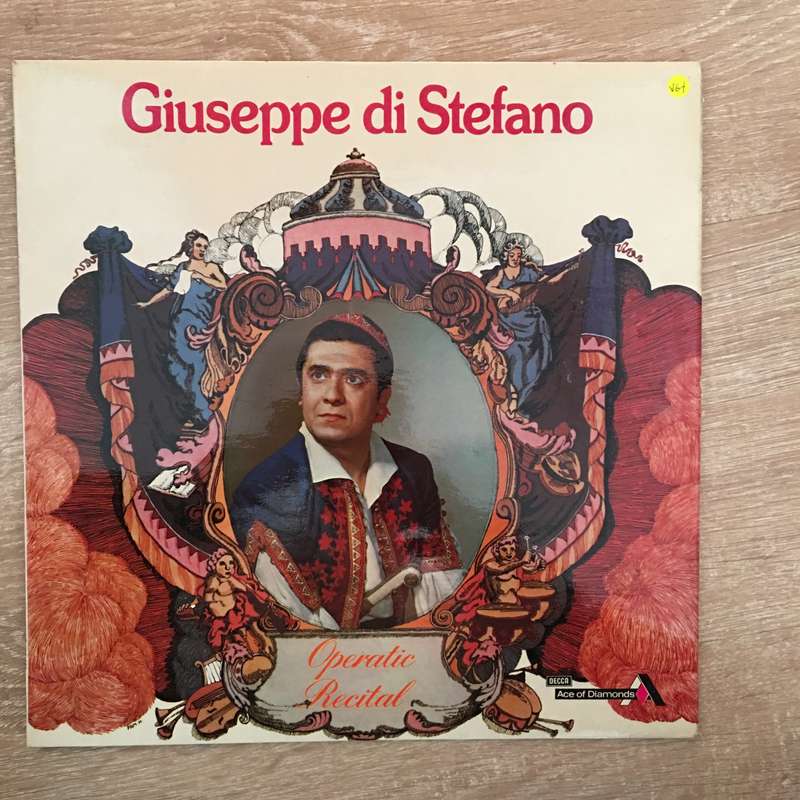 Giuseppe di Stefano  Operatic Recital - Vinyl LP Record - Opened  - Very-Good+ Quality (...