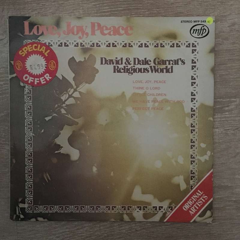 Dave and Dale Garrets Religious World - Vinyl LP Record - Opened  - Very-Good Quality (VG)