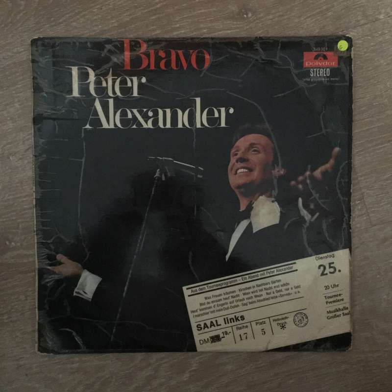 Peter Alexander - Bravo - Vinyl LP Record - Opened  - Good Quality (G)