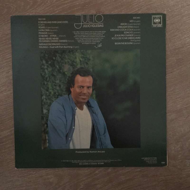 Julio - Vinyl LP Record - Opened  - Very-Good Quality (VG)