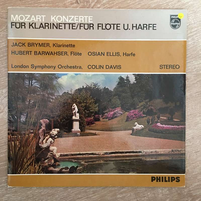 Mozart, The London Symphony Orchestra Directed By Colin Davis  Clarinet Concerto In A, K622...