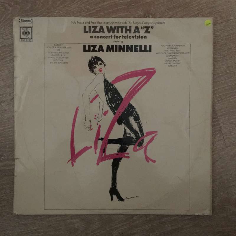 Liza Minnelli - Liza With A Z  - Vinyl LP Record - Opened  - Very-Good- Quality (VG-)