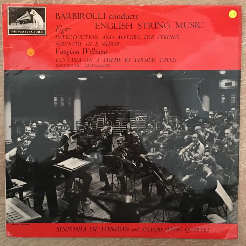 Barbirolli, Elgar, Vaughan Williams, Sinfonia Of London With Allegri String Quartet  Barbir...