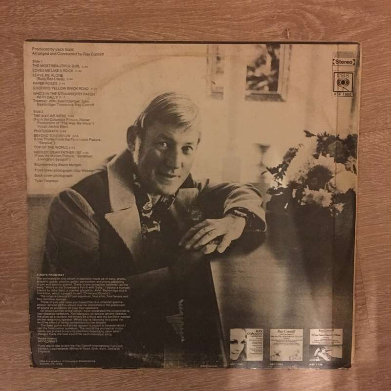 Ray Conniff - The Way We Were - Vinyl LP Record - Opened  - Very-Good Quality (VG)
