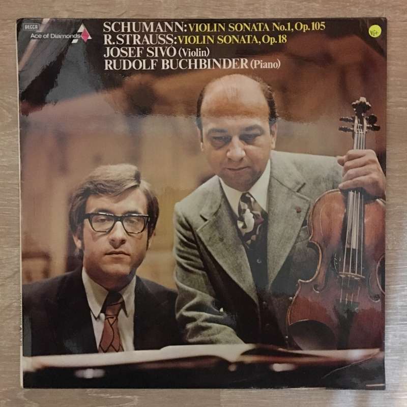 Schumann / Strauss Violin Sonatas / Josef Sivo / Rudolf Buchbinder - Vinyl LP Record - Opened ...