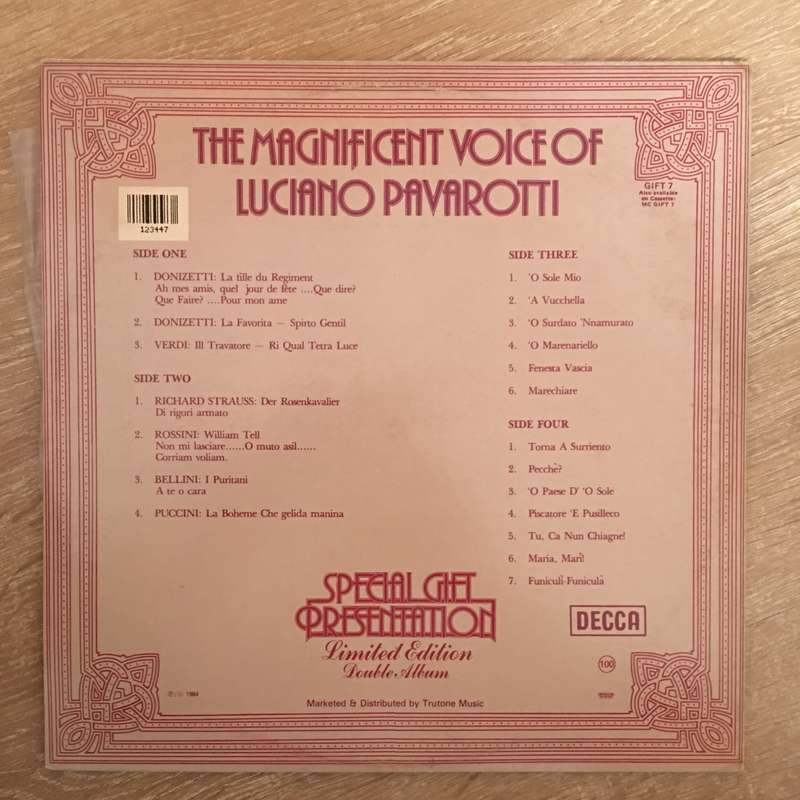 The Magnificent Voice Of Luciano Pavarotti - Limited Edition - Double Vinyl Record - Very-Good+ Q...