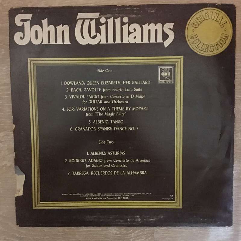 John Williams - Vinyl LP Record - Opened  - Very-Good+ Quality (VG+)