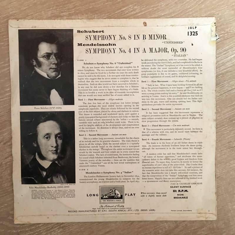 Guido Cantelli Conducting The Philharmonia Orchestra, Schubert, Mendelssohn - Vinyl LP Record - O...