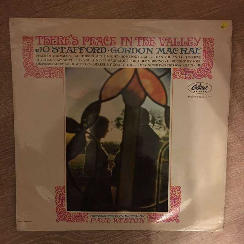 Jo Stafford, Gordon MaCrae - There's Peace In The Valley - Vinyl LP Record - Opened  - Very-Good+...