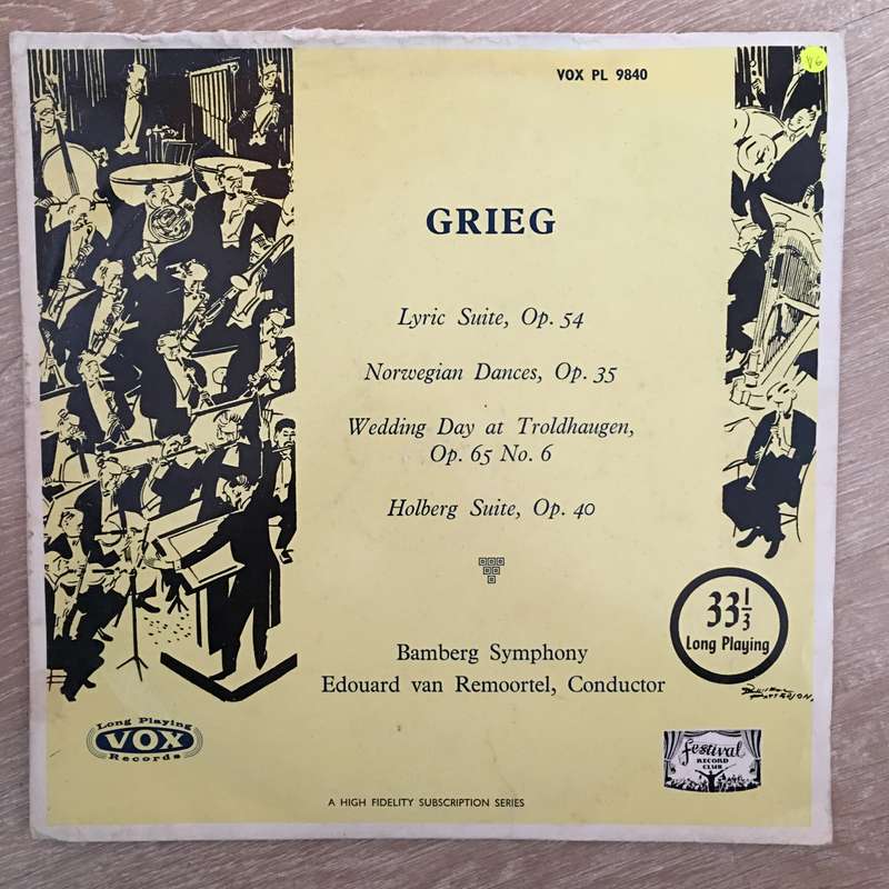Grieg, Bamberg Symphony Orchestra, Edouard Van Remoortel  Lyrics Suite, Op. 54 - Norwegian ...