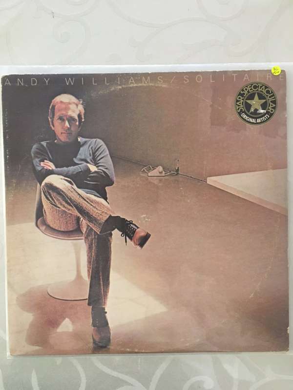 Andy Williams - Solitaire - Vinyl LP - Opened  - Very-Good+ Quality (VG+)