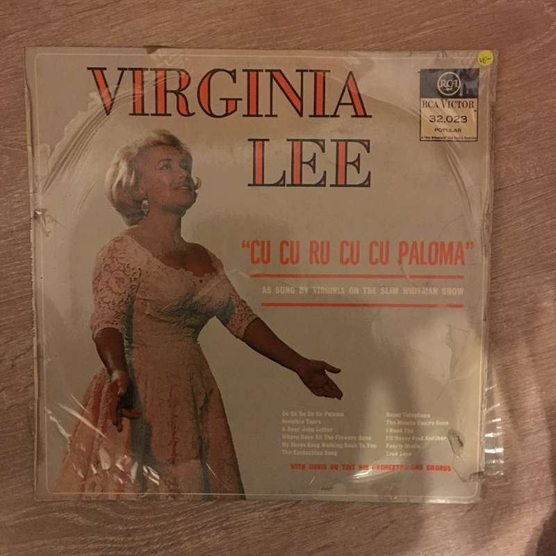 Virginia Lee- Cu Cu Ru Cu Cu Paloma  - Vinyl LP Record - Opened  - Very-Good- Quality (VG-)