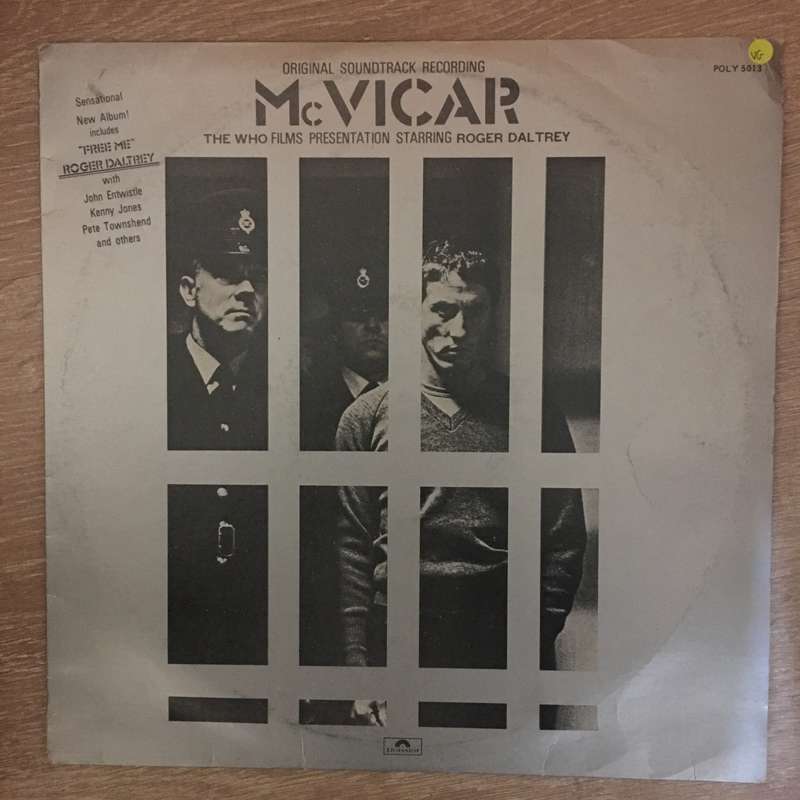 McVicar - Original Roger Daltrey Soundtrack Recording - Vinyl LP Record - Opened  - Very-Good Qua...