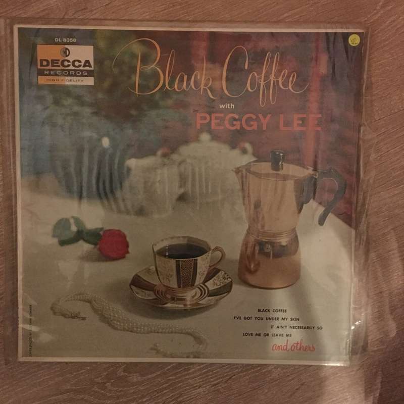 Peggy Lee - Black Coffee With Peggy Lee - Vinyl LP Record  (VG+)