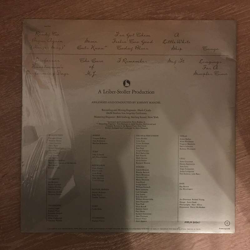 Peggy Lee  Mirrors - Johnny Mandel - Vinyl LP Record - Opened  - Very-Good+ Quality (VG+)