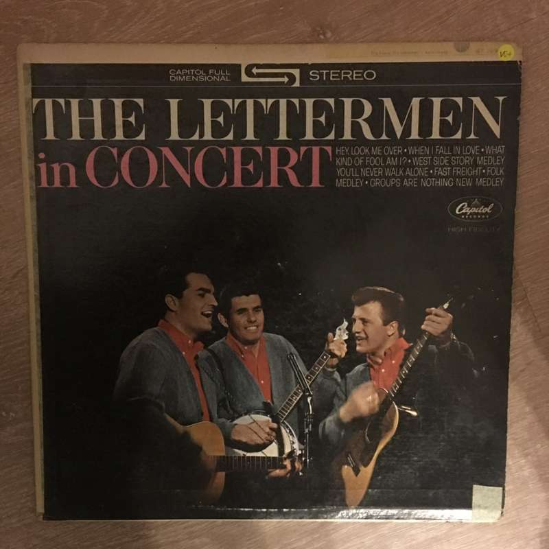 The Lettermen - In Concert - Vinyl LP Record - Opened  - Very-Good+ Quality (VG+)