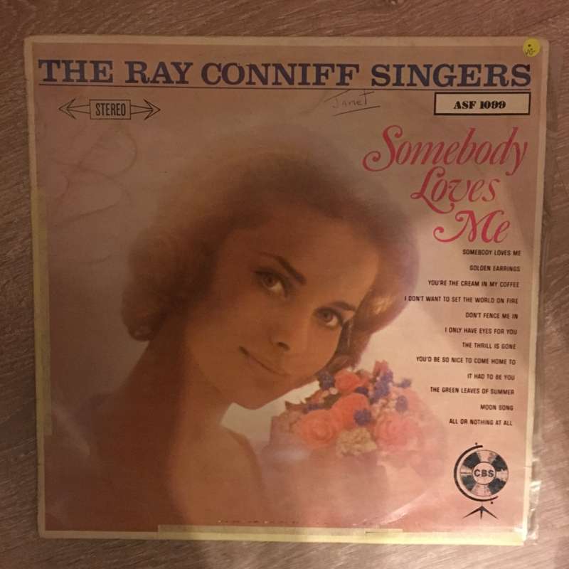 The Ray Conniff Singers - Somebody Loves Me - Vinyl LP Record - Opened  - Very-Good Quality (VG)