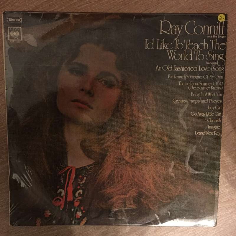 Ray Conniff - I'd Like To Teach The World To Sing - Vinyl LP Record - Opened  - Very-Good Quality...