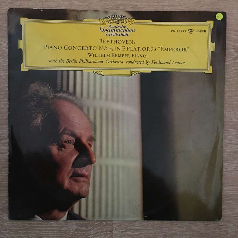 Ludwig van Beethoven / Wilhelm Kempff  Berliner Philharmoniker  Dirigent: Ferdinand Leitner...