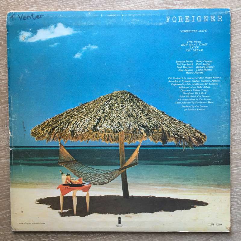 Cat Stevens  Foreigner - Vinyl LP Record - Opened  - Very-Good Quality (VG)