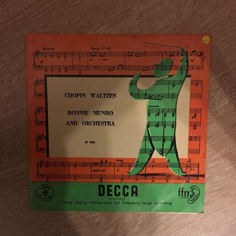 Ronnie Munro & His Orchestra  Chopin Waltzes - Vinyl LP Record - Opened  - Very-Good- Quali...