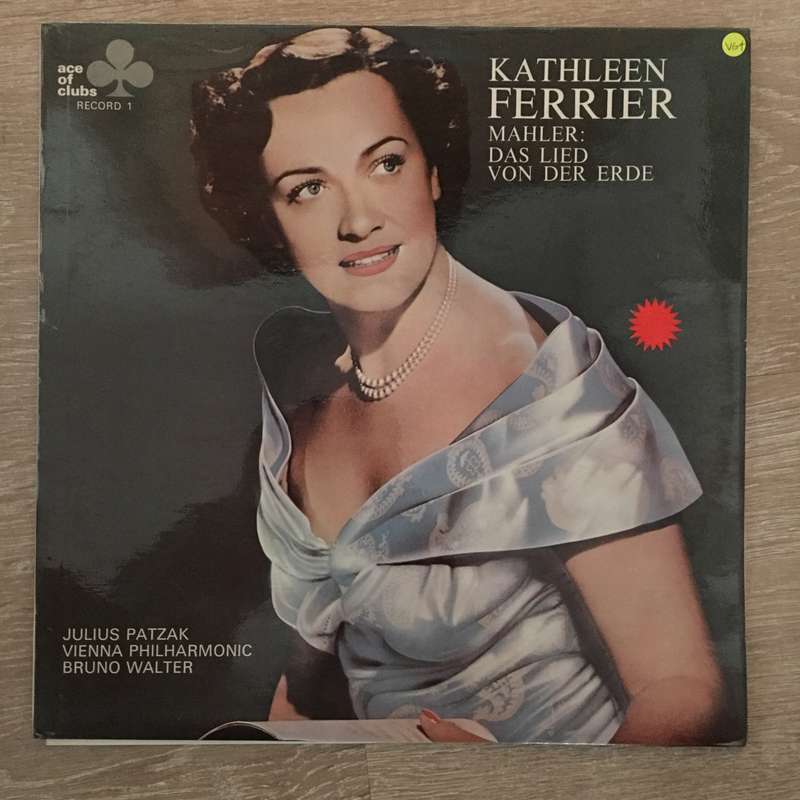Kathleen Ferrier - Mahler Das Lied Von Der Erde - Vinyl LP Record - Opened  - Very-Good+ Quality ...